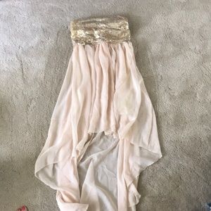 Tube top dress